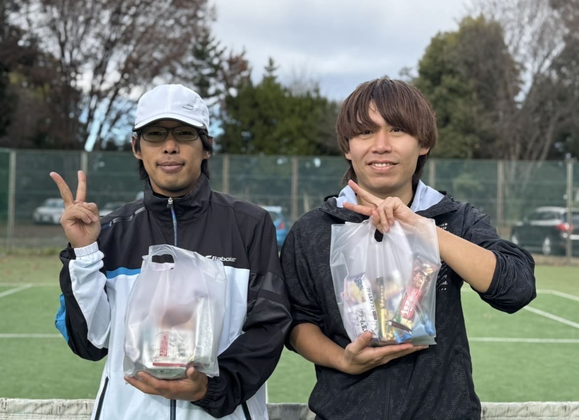 つくばのテニスサークル D.Styleの優勝者インタビュー - はる・リョウペア